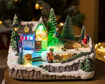 Christmas LED Village Scene - See Saw Price Comparisons | Compare The Build