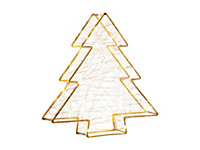 Christmas Light Tree - Warm White - Gold