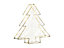 Christmas Light Tree - Warm White - Silver