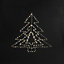 Christmas Lights Tree LED Silhouette Warm White LED's 64cm - In or Outdoor Use