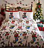 Christmas Pets Double Duvet Cover and Pillowcases