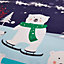 Christmas Polar Bears Winter Print Duvet Cover Set