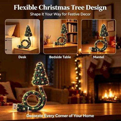 Christmas Projector Light HD Snowflake Christmas Tree Indoor Holiday ...