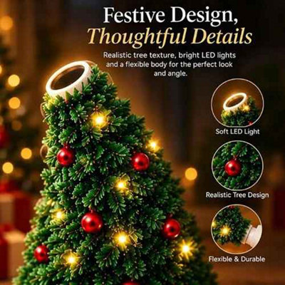 Christmas Projector Light HD Snowflake Christmas Tree Indoor Holiday ...