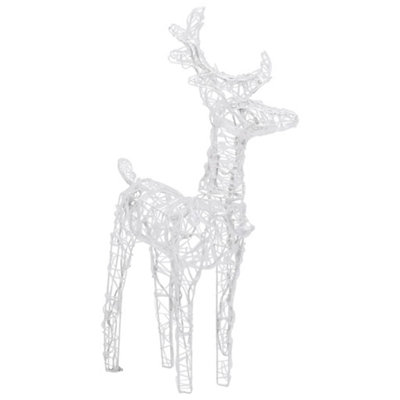 Christmas Reindeers 2 pcs Blue 80 LEDs Acrylic - 4