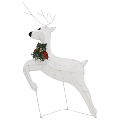 Christmas Reindeers 2 pcs White 40 LEDs - 4
