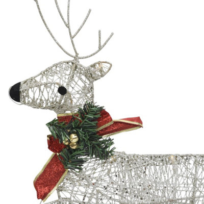 Christmas Reindeers 4 pcs Gold 80 LEDs - 6