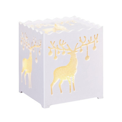 Christmas Shop Battery Table Light Reindeer (One size) Price Comparisons | Compare The Build