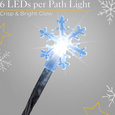  Tatuo Winter Snowflake Pens Christmas LED Flashing