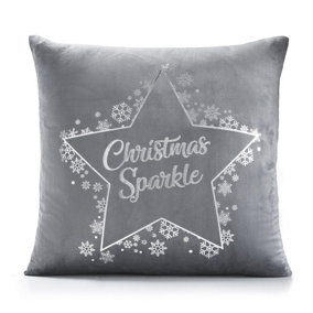 Christmas Sparkle 18" Christmas Cushion