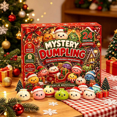 Christmas Squishy Advent Calendar, 24 Day Countdown Dumpling Shape ...