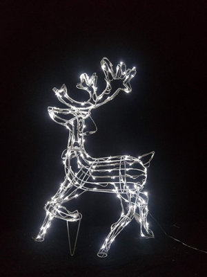 Christmas Standing Reindeer Rope Light Decoration