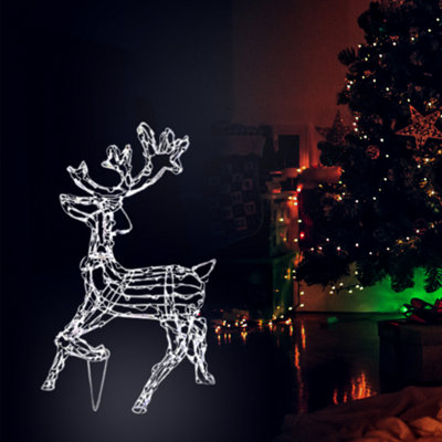 Christmas Standing Reindeer Rope Light Decoration - 4