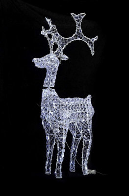 Christmas Standing Reindeer Stag Rope Light Decoration