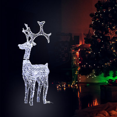 Christmas Standing Reindeer Stag Rope Light Decoration - 3