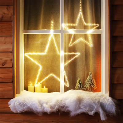 Warm window lights top