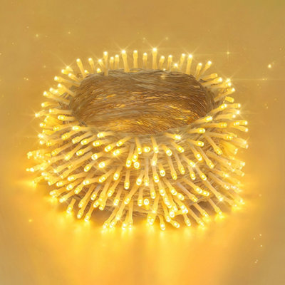 Christmas String Lights 10M Warm White LED Fairy Lights with Remote ...