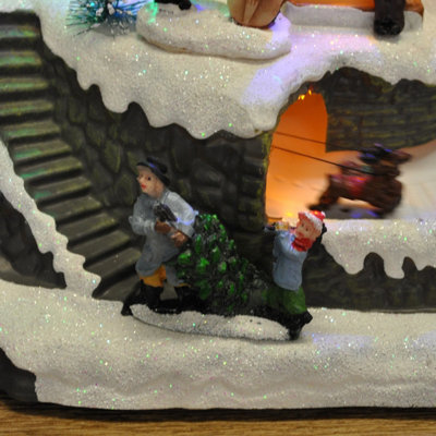 Moving christmas ornament