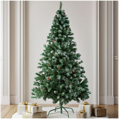 Christmas Tree - artificial Christmas tree with frosted tips, pine ...