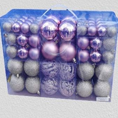 Christmas Tree Baubles Set Xmas Balls 100 Pieces Decoration Ornaments