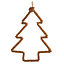 Christmas Tree Design Natural Jute Christmas Decoration Light