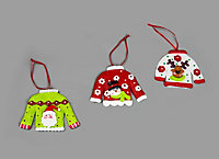 Christmas Tree Hanging Decorations 3Pcs Jumpers