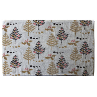 Christmas Tree, Holly leaf pattern (Bath Towel) / Default Title Price Comparisons | Compare The Build