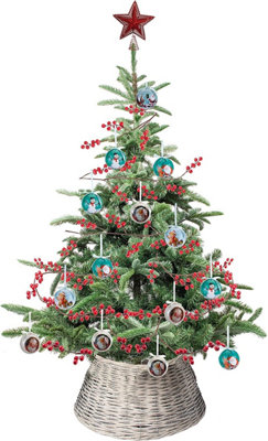 Christmas Tree Life Like PE/PVC Mixed Tree 180cm/6ft