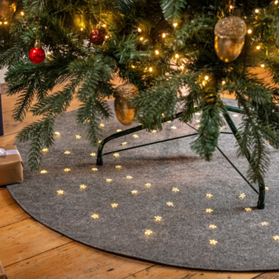Grey tree skirt b&q best sale