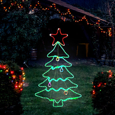 Light up christmas store outdoor decorations