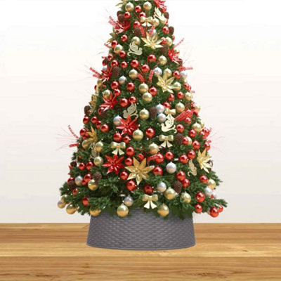 Christmas Tree Skirt Brown 54x19.5 cm - 3