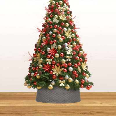 Christmas Tree Skirt Brown 65x19.5 cm - 3