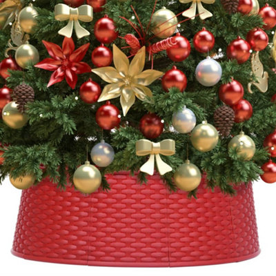 Christmas Tree Skirt Red 65x19.5 cm