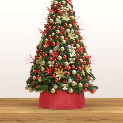 Christmas Tree Skirt Red 65x19.5 cm - 3
