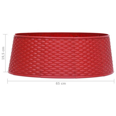 Christmas Tree Skirt Red 65x19.5 cm - 7