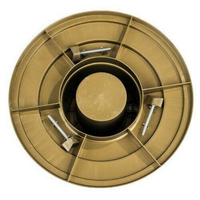 Christmas Tree Stand With Reservoir - Modern Design Real Xmas Tree Gold Round