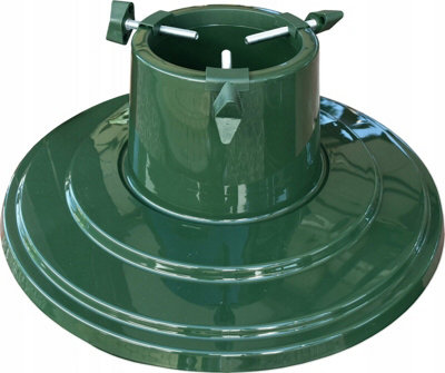 Christmas Tree Stand With Reservoir - Modern Design Real Xmas Tree Green round