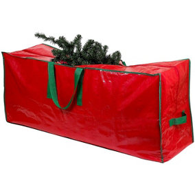 Christmas Tree Storage Bag - Stores Up To 7.5 Foot Disassembled Artificial Xmas Tree, Durable Waterproof Material Zippered Storage