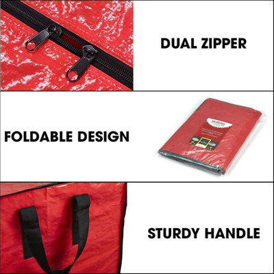 Christmas Tree Storage Bag - Stores Up To 8.5 Foot Disassembled Artificial Xmas Tree