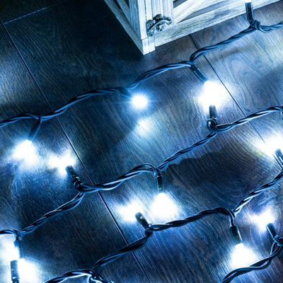 Christmas Tree World 100 20% Flashing LED Rubber Cable Connectable ...