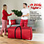 CHRISTMAS VILLAGE Large Christmas Tree Storage Bag - Fits 7 FT. Tall Trees - Waterproof, Durable Carry Handles & Zippered