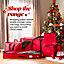 CHRISTMAS VILLAGE Large Christmas Tree Storage Bag - Fits 7 FT. Tall Trees - Waterproof, Durable Carry Handles & Zippered