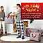 CHRISTMAS VILLAGE Set of 3 Christmas Storage Bags - Durable Carry Handles, For Christmas Trees, Decorations, Lights & Gifts