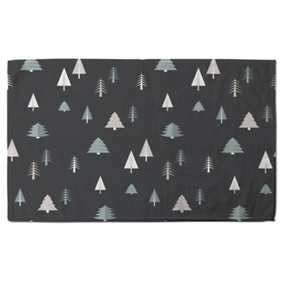 Christmas winter forest (bath towel) / Default Title