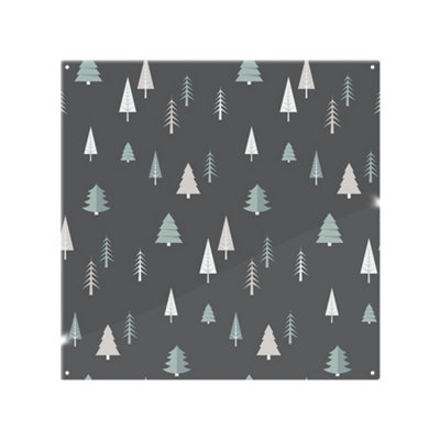 Christmas Winter Forest Dining Splash Back designer style