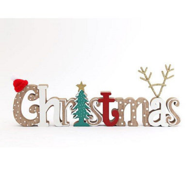 Swen NADIA, Pack of 3 festive Christmas Tree word ornaments by SWEN