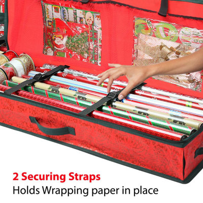 Christmas gift wrap organiser clearance
