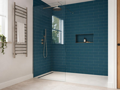 Chromara Heritage Blue Matt Ceramic Wall Tiles (50 Pack- 1 Box- 0.97m2 ...