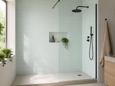 Chromara Spring Mint Gloss Ceramic Wall Tiles (570 Pack- 15 Box- 12.45m2 Coverage)-Playroom-14.8cm x 14.8cm-Colour Meets Design