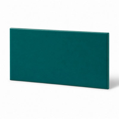 Chromara Wilderness Green Gloss Ceramic Wall Tiles (38 Pack- 1 Box- 0.83m2 Coverage)-Playroom-14.8cm x 14.8cm-Colour Meets Design